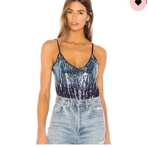 H:ours sequin bodysuit